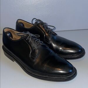 Handmade Regain Classic Black Leather Men's Shoes 7UK-8US Made in Italy